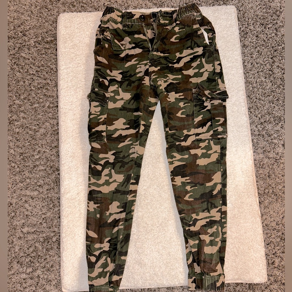 Camo Print Joggers